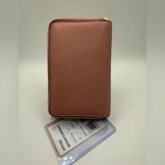 Gucci Interlocking G zip-around wallet - light pink leather + FREE COA! - Picture 3 of 10